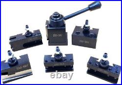 0XA Steel Wedge Type Quick Change Tool Post Holder Set For Mini Lathe 6-9 SWING