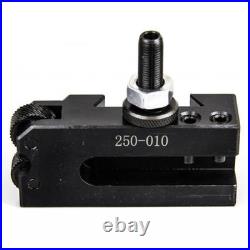0XA Wedge Type Quick Change Tool Post Set For Mini Lathe 6-9 SWING Steel Mat