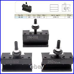 10Pcs OXA Wedge Type Quick Change Tool Post 250-000 Set Plus 2 extra 250-001