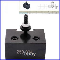 10Pcs OXA Wedge Type Quick Change Tool Post 250-000 Set Plus 2 extra 250-001