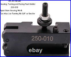 10Pcs OXA Wedge Type Quick Change Tool Post 250-000 Set Plus 2 extra 250-001