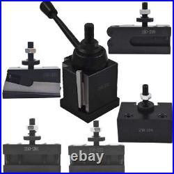 10-15 BXA 250-222 Tool Post 6 Piece Set Wedge Type Quick Change Turning an
