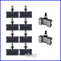 10 Pcs AXA 2# 250-102 Quick Change Tool Post Turning & Facing Holder For Lathe