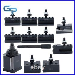 11Pack AXA Wedge Type Quick Change Tool Post 250-111 Set for 6-12 Lathe Steel