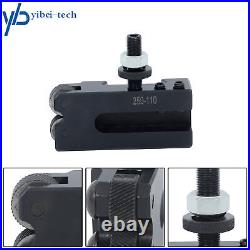 11Pcs AXA 250-111 Wedge Type Quick Change Tool Post Set for 6 12 Lathe Steel