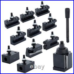 11 Pack AXA 250-111 Wedge Type Quick Change Tool Post Set for 6-12 Lathe Steel 11 Pack AXA 250-111 Wedge Type Quick Change Tool Post Set for 6-12 Lathe Steel