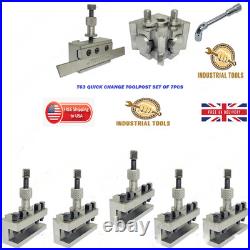 11 Pcs Quick change Tool Post System (T63 Suit Most Lathes) 25mm Opening