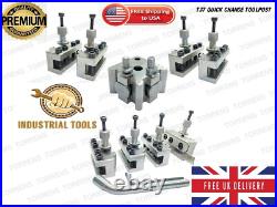 14 Pieces Set T37 Quick Change Tool Post For MiFords / Super 7 / ML 7 Lathes
