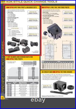 3900-5424 KDK-0 Type Quick Change Tool Post and 6 Piece Holder Set