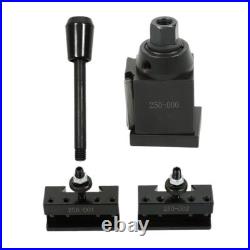 3Pcs OXA 250-000 Wedge Type Quick Change Tool Post Set For Lathe Up to 8