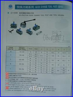 40 Position Quick Change Tool Post A1 Multifix QCTP Size A1 With AD2080 Holders