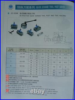 40 Position Quick Change Tool Post A1 Multifix Size A With AD1675 AB1680 Holder