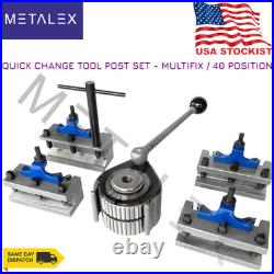 40 Position Quick Change Tool Post A1 Multifix Size A With AD2090 AB2090 Holder
