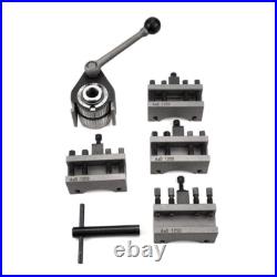 40 Position Quick Change Tool Post Set for WM210 Lathe with 4 Holders