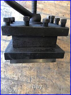 4 WAY Turret Indexing Metal Lathe Tool Post Holder 1-1/2 Capacity