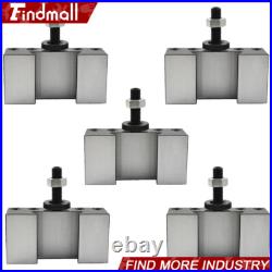 5Pcs CXA #2 250-302 Quick Change Tool Post Boring Turning & Facing Holder Lathe
