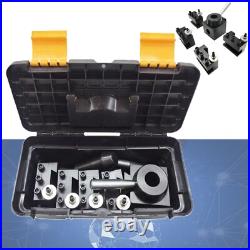 5Pcs High Precision Wedge Type Quick Change Tool Post Holder Set For Lathe 0.59