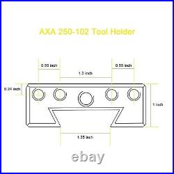 5Pcs Quick Change Tool Post Boring Turning Holder 250-102 AXA 6-12