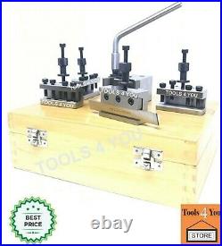 5 Pieces Set T37 Quick-Change Tool Post Suitable Myford Lathes Wooden Box ML7