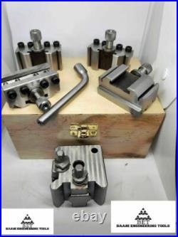 5-piece set T37 quick change tool post ML7 center height 90-115-EXPORT
