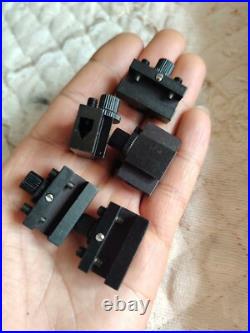 5pcs Quick change tool post Fits 8.0mm Watchmaker Precision Lathe