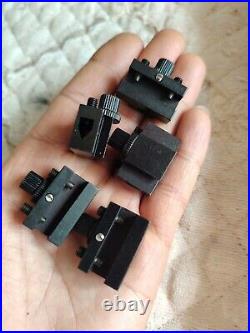 5pcs Quick change tool post Fits 8.0mm Watchmakers Precision Lathe New