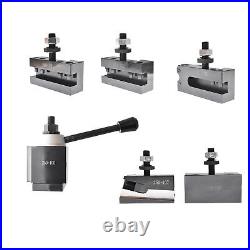 6Pcs 250-100 Piston Type Tool Post Set AXA Tool Post Set Quick Change Tool Po