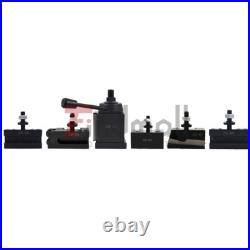 6Pcs 6- 12 AXA 250-111 Wedge Type Quick Change Tool Post Holder Set For Lathe