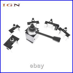 6Pcs 6- 12 Quick Change AXA 250-100 Size Piston Type Tool Post Set For Lathe