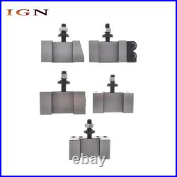6Pcs 6- 12 Quick Change AXA 250-100 Size Piston Type Tool Post Set For Lathe
