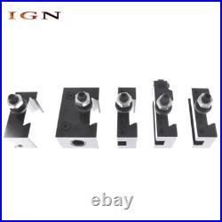 6Pcs 6- 12 Quick Change AXA 250-100 Size Piston Type Tool Post Set For Lathe