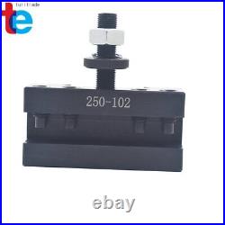 6Pcs AXA 250-100 Size Piston Type Quick Change Tool Post Set For Lathe 6- 12