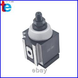 6Pcs AXA 250-100 Size Piston Type Quick Change Tool Post Set For Lathe 6- 12