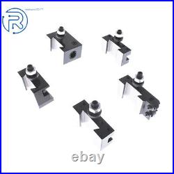 6Pcs AXA 250-100 Size Piston Type Quick Change Tool Post Set For Swing Dia 12