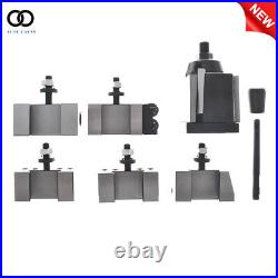 6Pcs AXA 250-111 Wedge Type Quick Change Tool Post Holder Set For Lathe