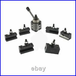 6-12 250-110 AXA Quick Change Tool Post and Tool Holder Set For CNC Lathe 7Pc