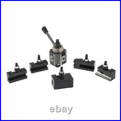 6-12 250-110 AXA Quick Change Tool Post and Tool Holder Set For CNC Lathe 7Pc