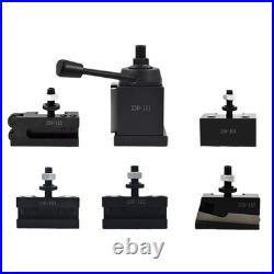 6- 12 AXA 250-111 Wedge Type Quick Change Tool Post Holder Set For Lathe 6Pcs