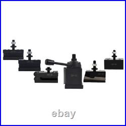 6- 12 AXA 250-111 Wedge Type Quick Change Tool Post Holder Set For Lathe 6Pcs