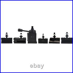 6- 12 AXA 250-111 Wedge Type Quick Change Tool Post Holder Set For Lathe 6Pcs