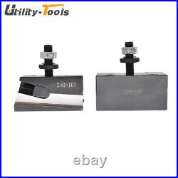 6 Pack AXA 250-100 Size Piston Type Quick Change Tool Post Set For Swing Dia 12 6 Pack AXA 250-100 Size Piston Type Quick Change Tool Post Set For Swing Dia 12