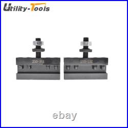 6 Pack AXA 250-100 Size Piston Type Quick Change Tool Post Set For Swing Dia 12