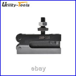 6 Pack AXA 250-100 Size Piston Type Quick Change Tool Post Set For Swing Dia 12
