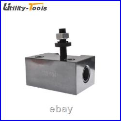 6 Pack AXA 250-100 Size Piston Type Quick Change Tool Post Set For Swing Dia 12