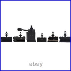 6 Pack AXA 250-111 Wedge Type Quick Change Tool Post Holder Set Swing Dia 12