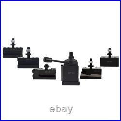 6 Pc AXA 250-111 Wedge Type Quick Change Tool Post Holder Set For Lathe 12