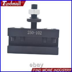 6 Pc AXA Size 250-111 Set Wedge Type Quick Change Tool Post Set Swing Dia 12 6 Pc AXA Size 250-111 Set Wedge Type Quick Change Tool Post Set Swing Dia 12