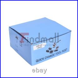 6 Pcs BXA 250-222 Quick Change Wedge Tool Post Set Series 10 15 NEW