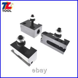 6-Pcs Swing Dia 12 AXA Size 250-111 Wedge Type Quick Change Tool Post Set 6-Pcs Swing Dia 12 AXA Size 250-111 Wedge Type Quick Change Tool Post Set