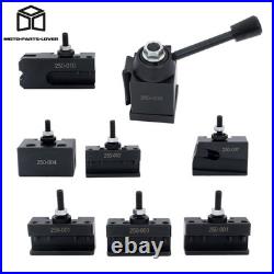8Pcs Quick Change Tool Post Holder Set Mini Lathe Up to 8 OXA 250-000